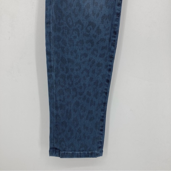 Current/Elliot The Ankle Skinny Sapphire Animal Print Jeans Size 29 - Picture 3 of 7